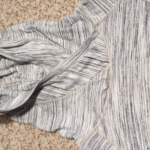 Lululemon athletica Think Fast Hoodie in Space Dye Camo White Multi/Silver Spoon - Picture 2 of 4